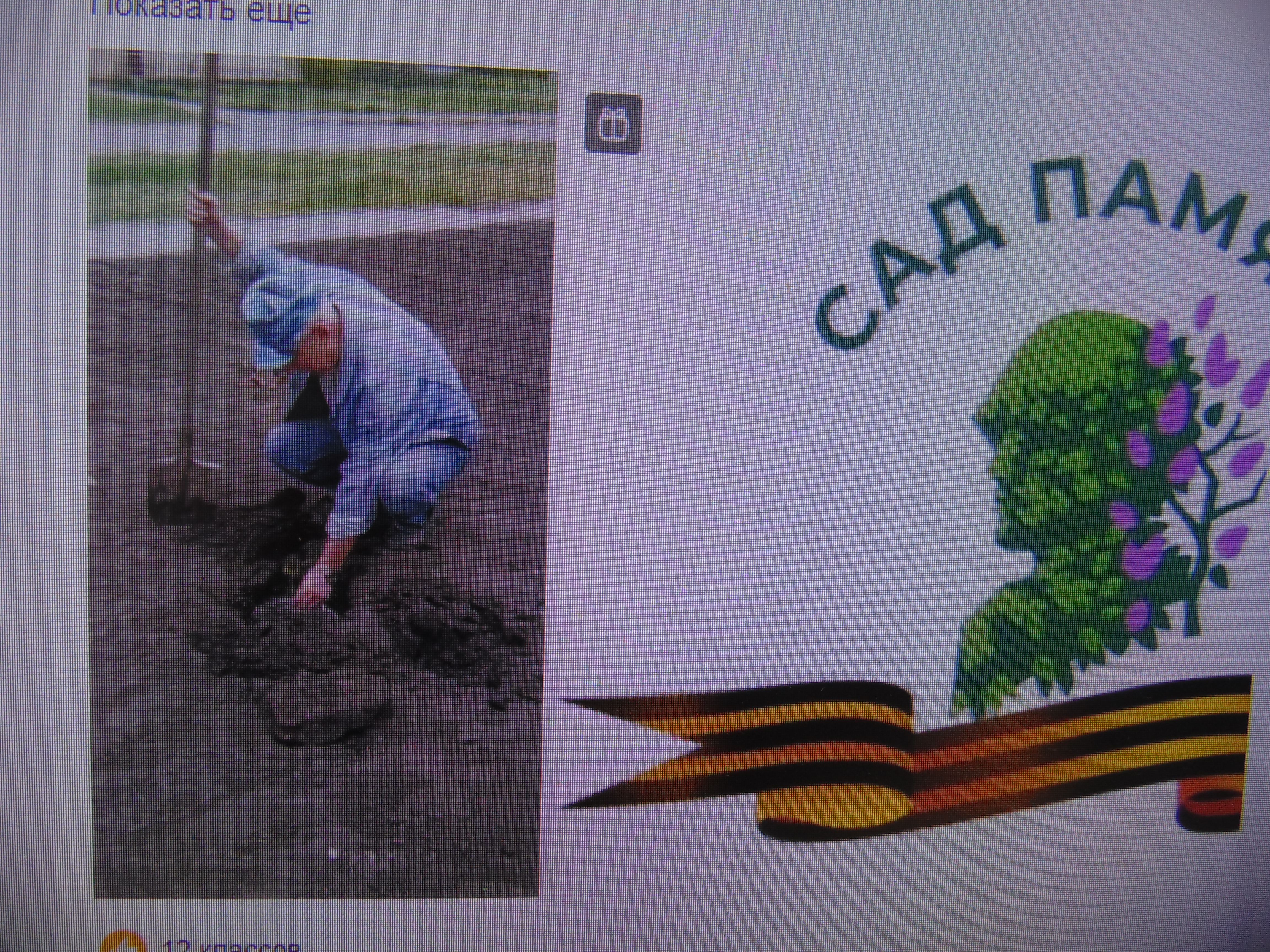 ВСЕРОССИЙСКАЯ АКЦИЯ &quot;САД ПАМЯТИ&quot;.